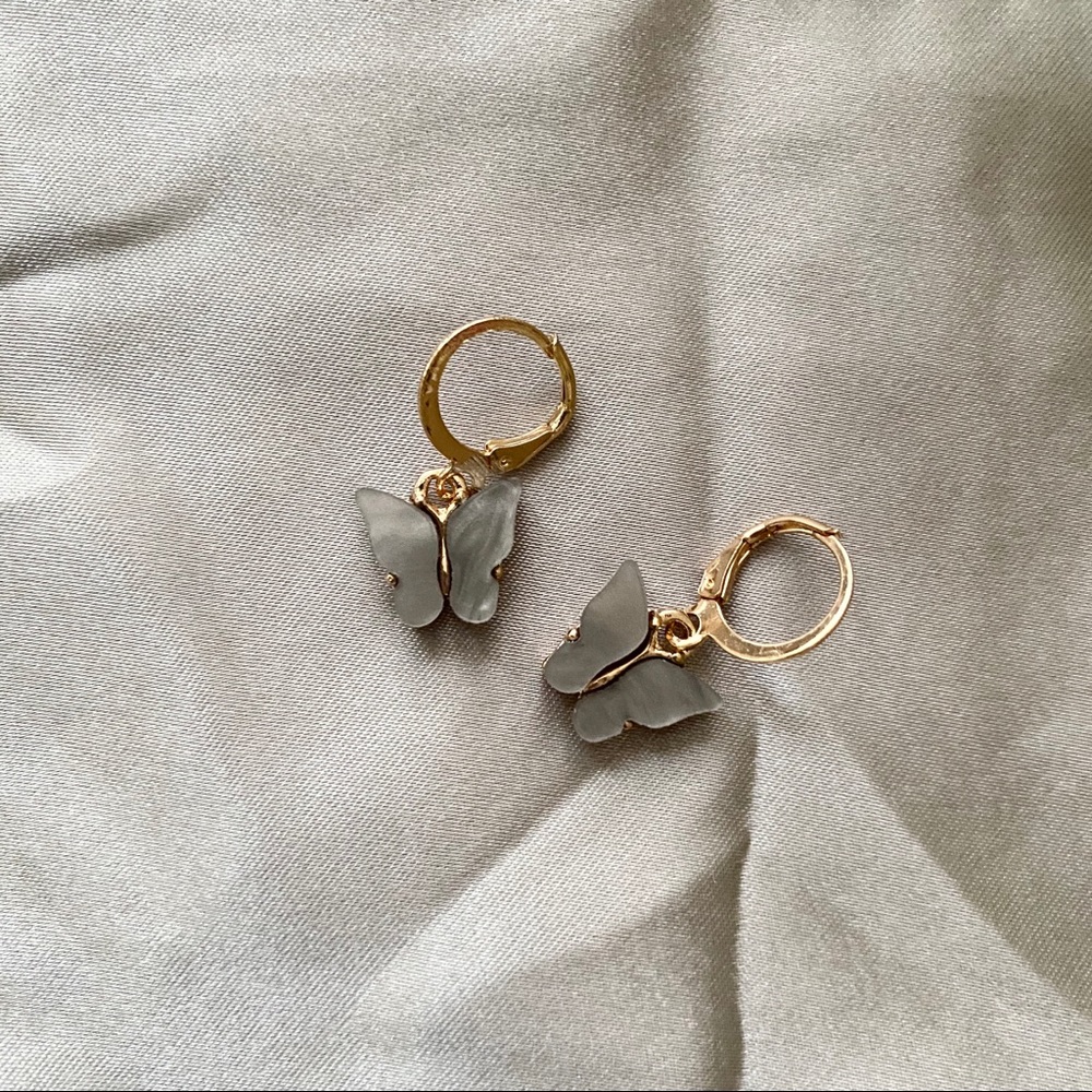 butterfly acrylic earrings
